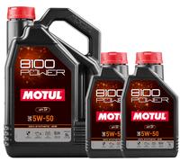 Motul 8100 Power 5W50 Fully Synthetic Engine Oil 7L ESTER Technology 111812