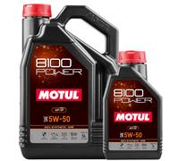 Motul 8100 Power 5W50 Fully Synthetic Engine Oil ESTER Technology 111812