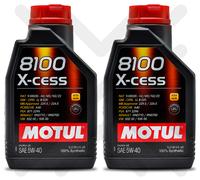 Motul 8100 X-Cess 5W-40 Fully Synthetic Engine Motor Oil 2 Litre 2L 5W-40