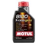 Motul 8100 X-CESS GEN2 5W-40 1L Auto Engine Oil 5W-40 Fully Synthetic 109774