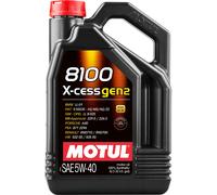 Porsche A40 Engine Oil Motul 8100 X-Cess Gen2 5W-40 5L 5 Litre + 5L SCREENWASH