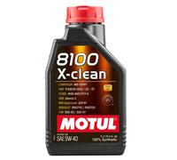 Motul 8100 X-CLEAN 5W40 5 Liter Auto Engine Lubricant Engine Oil 5W-40 Synthetic