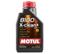 Motul 8100 X-CLEAN + 5W30 1L Auto Oil Lubricant 5W-30 Fully Synthetic 106376