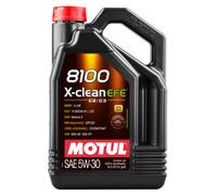 Motul 8100 X-Clean Efe 5W30 5 Liter Auto Engine Oil 5W-30 Fully Synthetic 109471