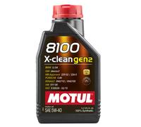 Motul 8100 X-CLEAN GEN2 5W-40 1 Liter Auto 5W-40 Fully Synthetic 109761