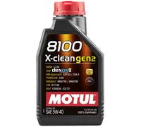Motul 8100 X-Clean Gen2 5W40 Car Euro 4, 5 and 6 Petrol and Diesel
