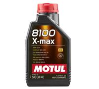 Motul 8100 X-Max 0W-40 0W40 Fully Synthetic Car Engine Oil 2 Litre 2L (1L X 2)