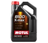 Motul 8100 X-MAX 0W30 5 Liter Auto Engine Oil 0W-30 Fully Synthetic 106571