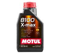 Motul 8100 X-Max 0W-40 0W40 Fully Synthetic Car Engine Oil 2 Litre 2L (1L X 2)