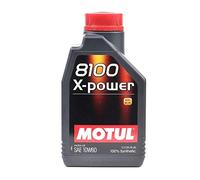 Motul 8100 X-Power 10W-60 High-Performance Engine Oil 100% Synthetic - 1 Litre