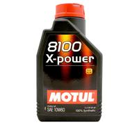 Motul 8100 X-Power 10W-60 High-Performance Engine Oil 100% Synthetic - 1 Litre