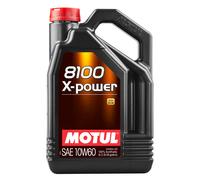 Motul 8100 X-POWER 10W60 5L Auto Engine Lubricant Engine Oil 10W-60 Synthetic