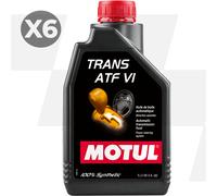 Motul ATF VI Fully Synthetic Automatic Transmission Power Steering 6L (1L X 6)