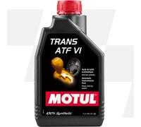 Motul ATF VI Fully Synthetic Automatic Transmission Power Steering Fluid 1L