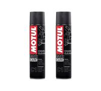 Motul C1 Chain Cleaner Spray Motorcycle Cleaner Degreaser Spray 2X400Ml