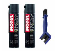 Motul C4 Chain Lube Grasso Catena Spray Moto Racing Road 400 ML Factory Line 2Pz