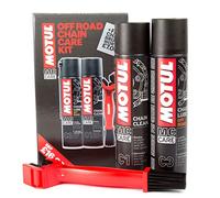 Motul Chain Care Cleaning/Cleaner Lube + Brush Kit For Off Road Motorcycles