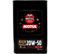 Motul Classic 20w-50 20w50 Mid Detergent Mineral Car Engine Oil - 5 Litres 5L