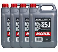 Motul DOT 5.1 Long Life Fully Synthetic Brake Clutch Fluid 20 Litre 20L (5L X 4)