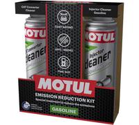 Motul Emission Reduction Kit Petrol Injector & Catalytic Converter Cleaner 600Ml