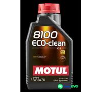 Engine Oil MOTUL 8100 Eco-Clean 5W-30 4 Times 100% Synthetic 1000ml