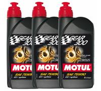 Motul Gear 300 75W90 100% Synthetic Rally / Racing Gearbox Oil - 3 x 1 Litre