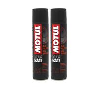 Motul Mc Care A2 Air Filter Oil Spray Lubricant For Motorcycles Spray 2X400Ml