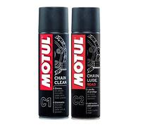 Motul MC Care Chain Lube (C2) and Chain Clean (C1)