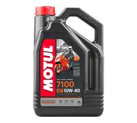 Motul 7100 4T 10W-40 Motorcycle Engine Oil Fully Synthetic 10W40 4 Litres 4L