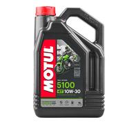 Motul Oil 5100 4T 4-Stroke Motor 10W-30 Road / Off-Road MA2 Ester Bike - 4 Litre