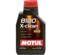 Motul Oil 8100 X Clean 5W30 1L Synthetic ACEA C3 API SM CF MB BMW VW Engine