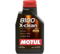 Motul Oil 8100 X Clean 5W30 1L Synthetic ACEA C3 API SM CF MB BMW VW Engine