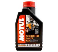 Motul Oil Scooter Power 2T 2-Stroke Moped Bike Fully Synthetic - 1L
