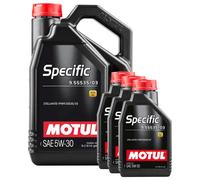 Motul Specific 9.55535/03 5W-30 Fully Synthetic Engine Oil Psa B71 2297 8L