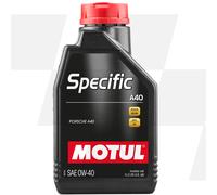 Motul Specific Porsche A40 0W40 Fully Synthetic Car Engine Oil 2L 2 Litre 1L X2