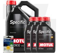 Motul Specific PSA 2312 0W-30 Car Engine Oil 8 Litre (5L + 1L X3) +5L SCREENWASH