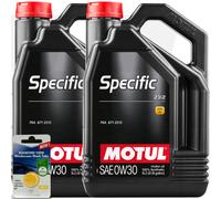 Motul Specific PSA 2312 0W-30 Engine Oil 10 Litre 10L (2 X 5L) + 5L SCREENWASH
