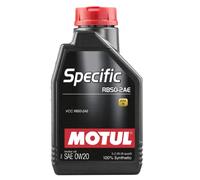 Motul Specific RBS0-2AE 100% Synthetic Engine Oil for Petrol & Diesel Vehicles Compatible with VOLVO | SAE J 300, 0W-20 (1 Litre)