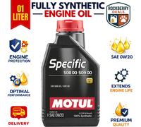 Motul Specific 508 00 509 00 0W-20 1l Engine oil 107385 AUDI: A6 C7 Saloon, A3 Sportback, A4 B9 Avant, VOLKSWAGEN: Polo VI, Golf 7, Polo V Hatchback