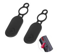 MotuTech 2PCS Waterproof Plug Covers for Charging Port for Xiaomi 4/4 Pro Electric Scooter Dust Proof Cover (Black)