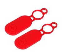 MotuTech 2PCS Waterproof Plug Covers for Charging Port for Xiaomi 4/4 Pro Electric Scooter Dust Proof Cover (Red)