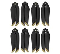 MotuTech 7238F Foldable Propellers for DJI AIR 2S / Mavic AIR 2 Noise Reduction Quick Release CW CCW Props Propellers (Gold-4 Pairs)