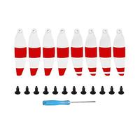 MotuTech 8pcs 4726F Propellers for DJI Mavic Mini SE/Mini 2 Low Noise (White-Red)