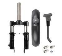 MotuTech Front Shock Absorber Suspension Fork Kit for Xiaomi M365 / Pro/Pro 2 / 1S / Essential Lite/Mi 3 Suspension + Front Fender + Anti-Vibration Kickstand Accessory