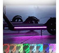 MotuTech LED Strip Light for Xiaomi M365 M365 Pro 1S Essential Decorative Light Alarm Blind Nightlight Multi-Color for Segway Ninebot Max G30 Scooter Electric Scooter
