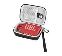 MotuTech Mini Portable Case for JBL GO3 Bluetooth Speaker Hard Storage Anti-Scratch Anti-Stick Protection with Strap (Grey)