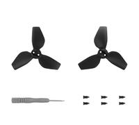 MotuTech Propellers for DJI Neo 2016S Additional Propellers Propellers with Screw Tools (Black-1 Pair)