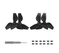 MotuTech Propellers for DJI Neo 2016S Additional Propellers Propellers with Screw Tools (Black-2 Pairs)