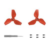 MotuTech Propellers for DJI Neo 2016S Additional Propellers Propellers with Screw Tools (Red-1 Pair)