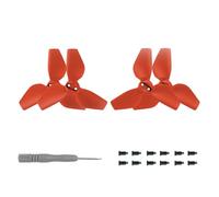 MotuTech Propellers for DJI Neo 2016S Additional Propellers Propellers with Screw Tools (Red-2 Pairs)